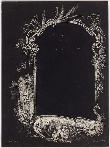 Negative Vignette - G.E.A.C., Birds, circa 1900