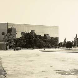 Photograph - Construction of Centennial Hall from South, Exhibition Building, Melbourne, 1980