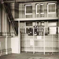 Photograph - Switchboard in the Stadium Annexe, Exhibition Building, Melbourne, 1971