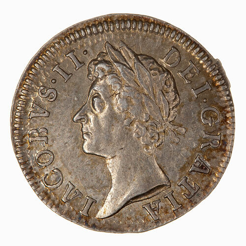 Coin Twopence James II Great Britain 1687