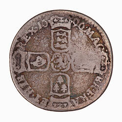 Coin - Sixpence, William III, Great Britain, 1696 (Reverse)
