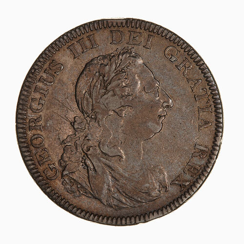 Coin - Emergency Bank of England Dollar, George III, Great Britain, 1804-1811 (Obverse)
