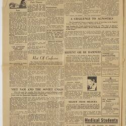 Newspaper - Farrago, 29 Mar 1951