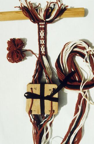 Slide - Latvian Weaving Tablet, circa 1985