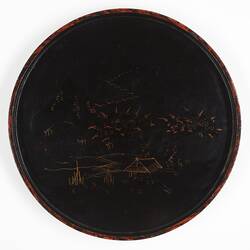 Tray Set - Tray, 'Urushi' Japanese Lacquerware, 1918