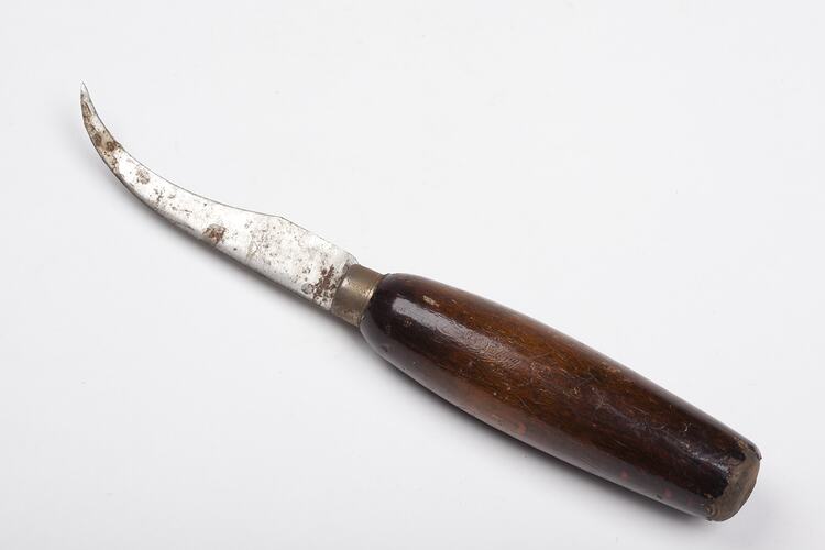 Knife - Wooden Handle, circa 1970-1990