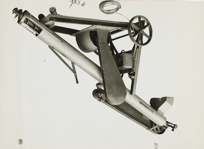 Photograph - Schumacher Mill Furnishing Works, 'Portable Screw Elevator', Port Melbourne, Victoria, 1930