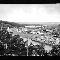 Negative - State Electricity Commission, Yallourn Power Station Works Area, Victoria, Dec 1952