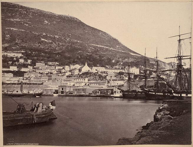 English Gibraltar, circa 1870