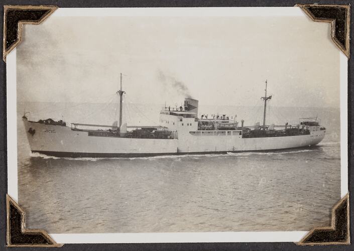 Cargo Ship, Palmer Family Migrant Voyage, North African Coast, 02 Mar 1947