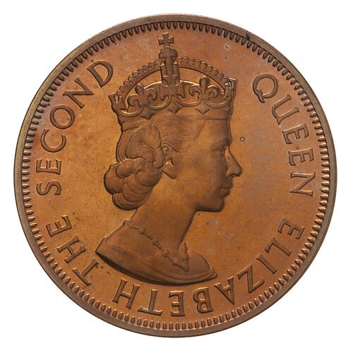 Proof Coin - 1 Cent, British Caribbean Territories, 1955