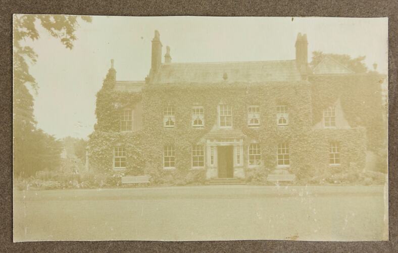 Photograph - House, Driver Cyril Rose, World War I, 1916-1919