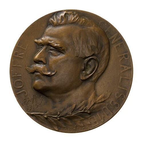 Medal - General Joffre, by Jules Legastelois, France, circa1915