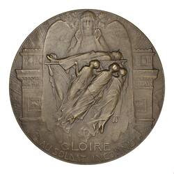 Medal - The Unknown Soldier, by Raoul Benard, France, 1921