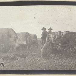 Photograph - Nissen Huts, Somme, France, Sergeant John Lord, World War I, 1916