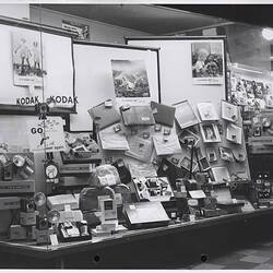 Photograph - Kodak, Shop Front Display, Photographic Accessories, Hobart, Tasmania, circa 1959