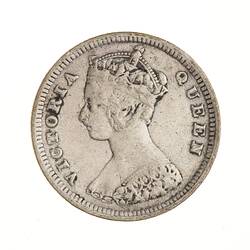 Coin - 10 Cents, Hong Kong, 1883