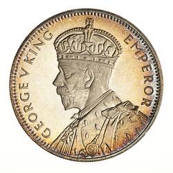 Proof Coin - 1/2 Rupee, Mauritius, 1934