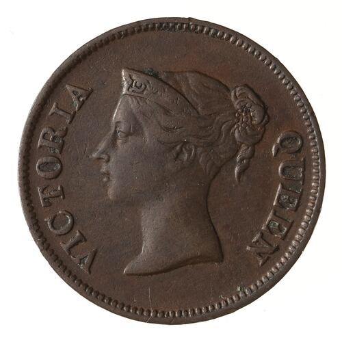 Coin - 1/4 Cent, Straits Settlements, 1845