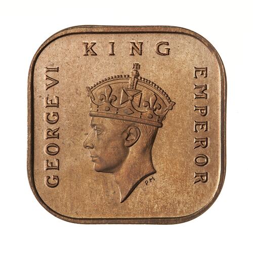 Proof Coin - 1/2 Cent, Malaya, 1940