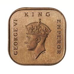 Proof Coin - 1/2 Cent, Malaya, 1940