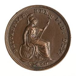 Coin - 1/3 Farthing, Malta, 1835