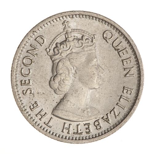 Coin - 5 Cents, Malaya & British Borneo, 1957