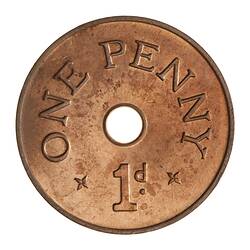 Coin - 1 Penny, Zambia, 1966