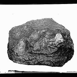 Glass Negative - Cranbourne Meteorite No. 2 by A.J. Campbell, National Museum of Victoria, Australia, 1928