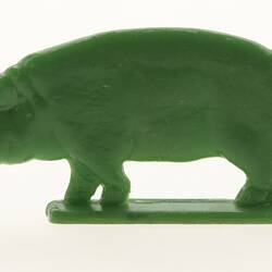 Toy Pig - Green Plastic