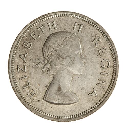 Coin - 1/2 Crown, South Africa, 1958