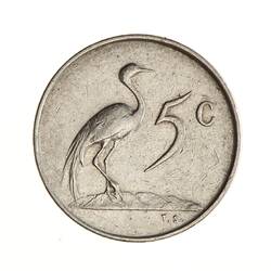 Coin - 5 Cents, South Africa, 1965