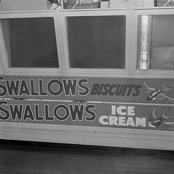 Negative - Swallow & Ariell Ltd, Advertising Sign, Port Melbourne, Victoria, 1953