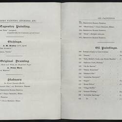 Catalogue - John Twycross, Sale of Paintings and Statuary, Fraser & Co., 23 Oct 1889