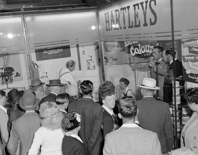 Negative - British Paints, Crowd Watching a Product Demonstration, Victoria, Feb 1954