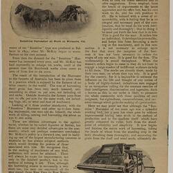 Journal Pages - Review of Reviews, 'The Rise & Progress of the Stripper-Harvester', 1 Sep 1906
