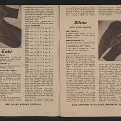 Knitting Books - Lux Book Supplement, 1941