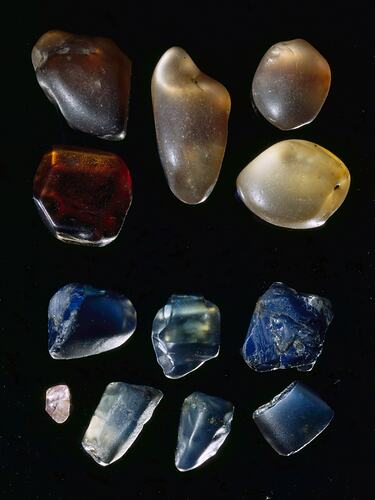 Corundum and Zircon. [M 7465, M 8932]