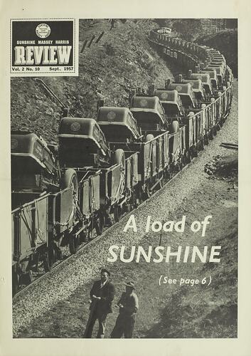 Magazine - Sunshine Massey Harris Review, Vol 2, No 10, Sep 1957