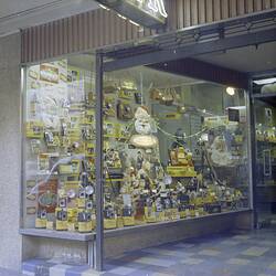 Negative - Kodak Australasia Pty Ltd, Shop Front Display, Christmas, Hobart, Tasmania, circa 1959
