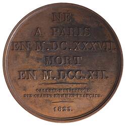 Medal - Nicolas Catinat, France, 1823