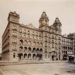 Photograph - Grand Hotel, Spring Street, Melbourne, Victoria, circa 1890