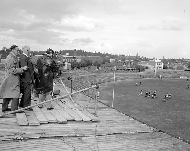 General Television Corporation Pty Ltd, Football, Victoria Park, Abbotsford, Victoria, Apr 1957