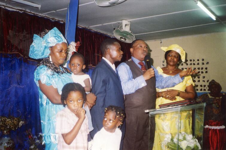 Mundabi Family Farewell & Blessing, Church, Cameroon