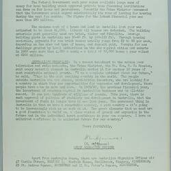 Newsletter - 'Australian Migration Newsletter', 25 Aug 1961