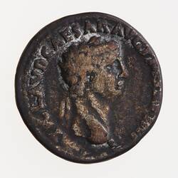 Coin - Plated Denarius, Emperor Claudius, Ancient Roman Empire, 41-54 AD