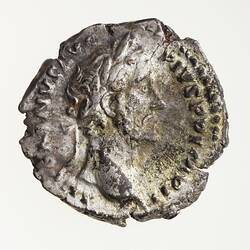 Coin - Denarius, Emperor Antoninus Pius, Ancient Roman Empire, 157-158 AD