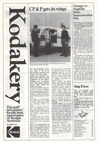 Newsletter - 'Australian Kodakery', No 114, May 1980