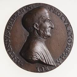 Electrotype Medal Replica - Doge Antonio Grimani