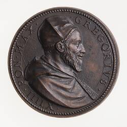 Electrotype Medal Replica - Pope Gregory XIV